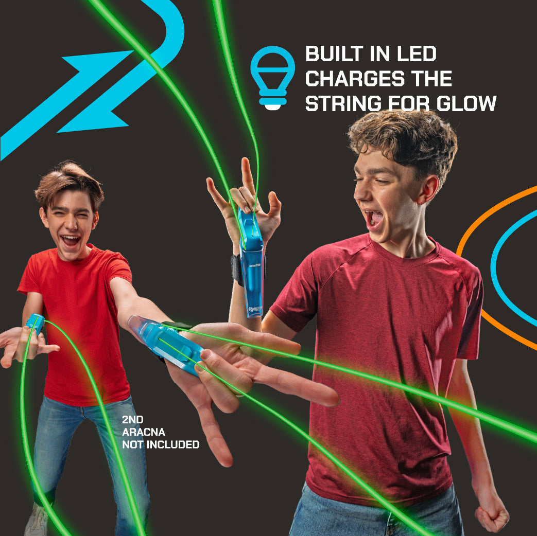 Web Shooter For Kids - Fly & Retract a glowing loop of String