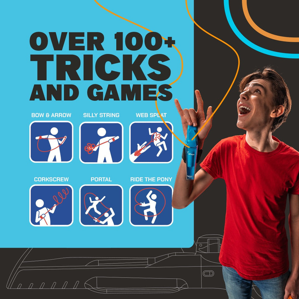 Web Shooter For Kids - Fly & Retract a glowing loop of String