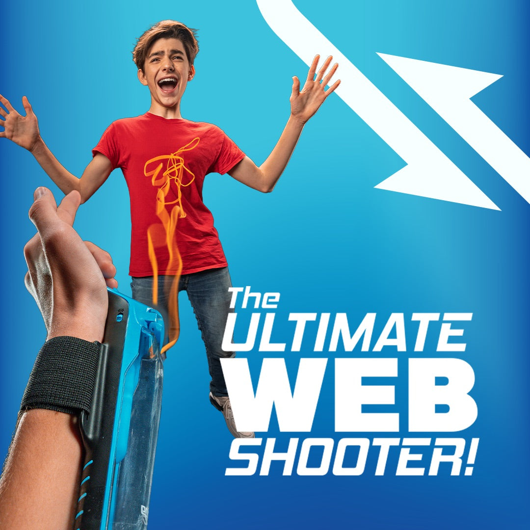 Web Shooter For Kids - Fly & Retract a glowing loop of String